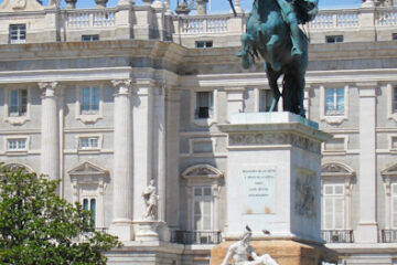 "Equestrian statue of Felipe IV"