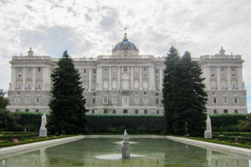 Royal Palace seen from the Sabatini Gardens