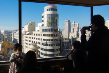 "Gran Vía desde el Corte Inglés de Callao"