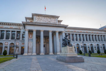 Entrance of the Prado Museum